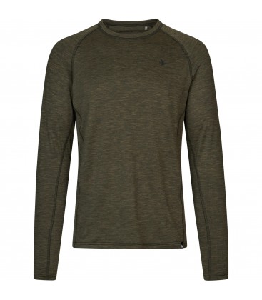 SEELAND koszulka Peak - pine green melange