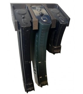 BULLETMAG Uchwyt na magazynki AK 7.62x39 stalowe / polimerowe (wkładane z przodu)
