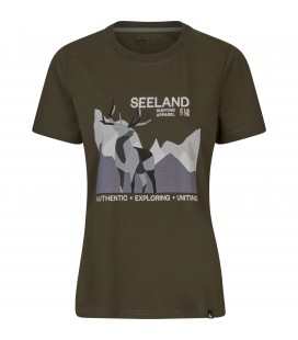 Seeland Sadie pine green damska koszulka letnia