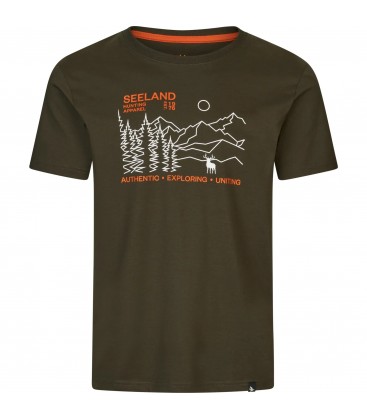 Seeland Landscape pine green koszulka letnia 40441