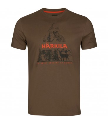 Koszulka Härkila Nature S/S 10228 col.Slate black