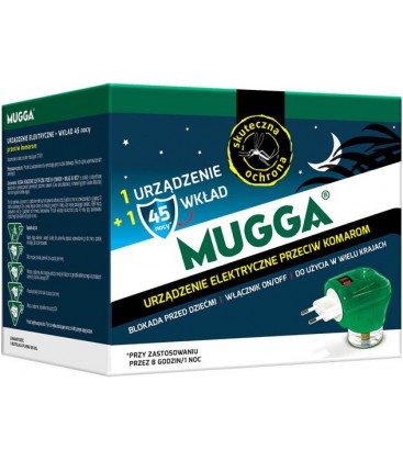 Elektrofumigator Mugga z wkładem 45 nocy 35 ml