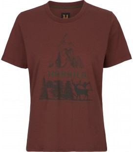 Härkila Nature S/S T-shirt W - damska koszulka 100% bawełna