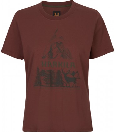 Härkila Nature S/S T-shirt W - damska koszulka 100% bawełna