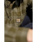 HARKILA KOSZULA SKANDINAVIAN DARK OLIVE CHECK