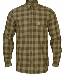 HARKILA KOSZULA SKANDINAVIAN DARK OLIVE CHECK