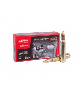 Amunicja Norma 223 rem Match HPBT 5,0g/77gr