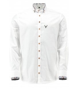 KOSZULA BIAŁA SLIM FIT 420003-4255/156