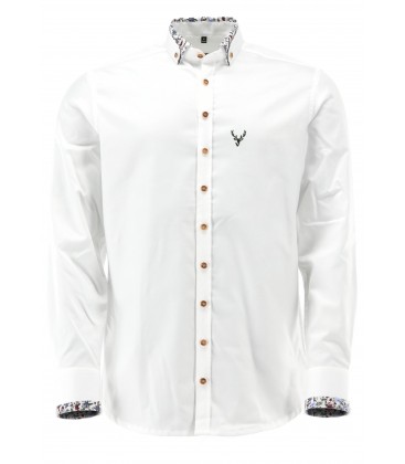 KOSZULA BIAŁA SLIM FIT 420003-4255/156