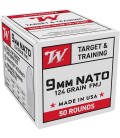 Amunicja Winchester 9 mm luger FMJ 124gr