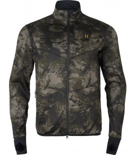 Bluza Härkila Noctyx Camo AXIS MSP®Black full zip 11486