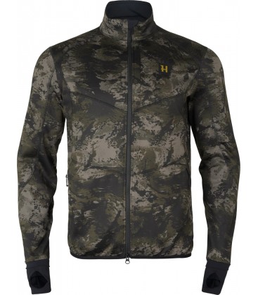 Bluza Härkila Noctyx Camo AXIS MSP®Black full zip 11486