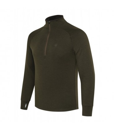 Sweter BERETTA Glider Merino Half Zip Green Moss