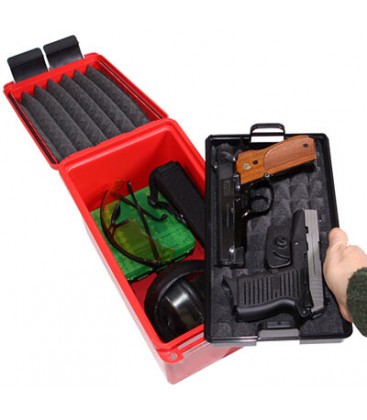 Pudełko na amunicję i pistolet HCC-30 MTM (CZERWONE)