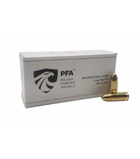 Amunicja PFA 9x19mm FMJ 8g (50)