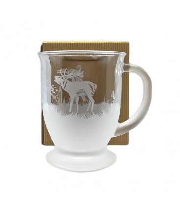 KUBEK “KUBAS” 400 ML, MYŚLIWY i JELEŃ, OPAK. 1 SZT. SZRON