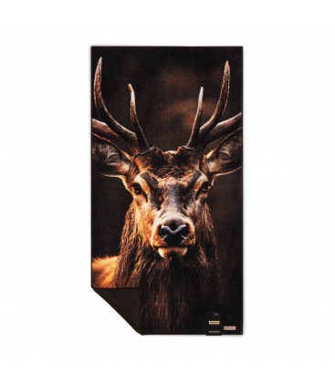 komplet ręczników JELEŃ 3 brązowy 70x140 + 50x100