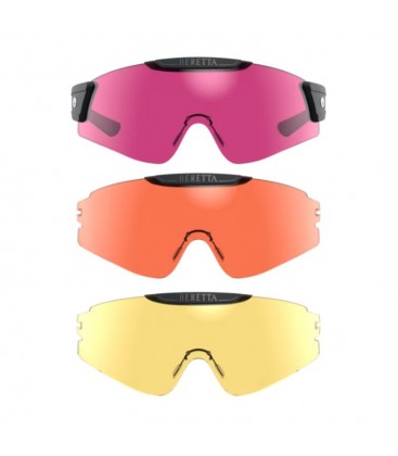 Okulary BERETTA Zestaw InterMask Eyeglasses Yellow&Magenta&Orange