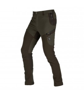 Spodnie SELLA Stretch wzmocnione zielone/oliwka, 92688-388