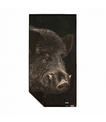 RĘCZNIK DZIK czarny 70x140