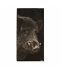 RĘCZNIK DZIK czarny 70x140