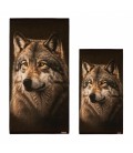 RĘCZNIK WILK BRAZOWY 50X100