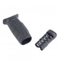 DLG Tactical - Chwyt przedni Streaked M-LOK Foregrip Rubberized