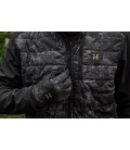 Bluza męska myśliwska Härkila Noctyx Camo Hybrid AXIS MSP®Black / black