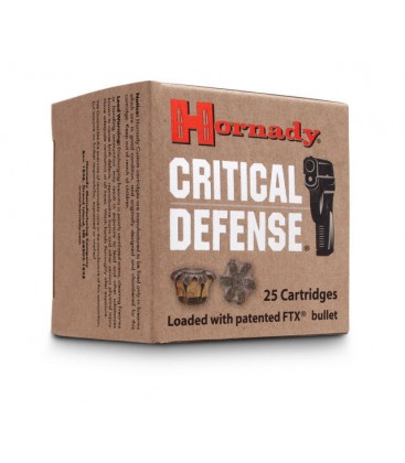 Amunicja Hornady kal.9mmLuger FTX Critical Defense 115gr/7,45g (25szt)
