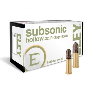 Eley subsonic hollow 22lr 38gr/50