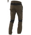Spodnie wodoodporne TOFANE brązowe/czarne, 92125-302