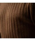 Sweter dzianinowy RENE jasnybrąz 50% wełna/50% akryl, VX1039