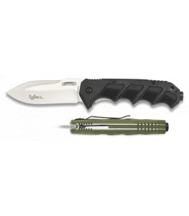 Czarny nóż wspomagany Albainox model 18005-A