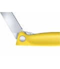 Nóż Victorinox Swiss Classic 6.7836.F8B ząbkowany, żółty, składany