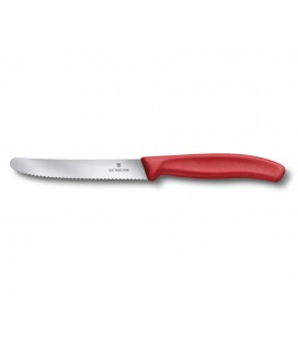 Nóż do pomidorów Victorinox 6.7831 (ząbkowany 11 cm czerwony)