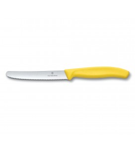 Nóż do pomidorów Victorinox ząbkowany 11cm żółty 6.7836.L118