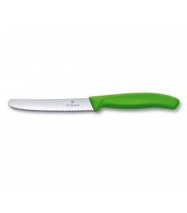 Nóż do pomidorów Victorinox 6.78 (ząbkowany 11cm zielony)