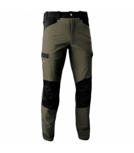 Spodnie męskie Cramp Pro szybkoschnące w kolorze czarno-zielonym