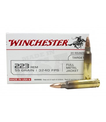 Amunicja Winchester 223 rem FMJ 55 gr