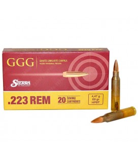 Amunicja GGG 223 rem sierra 69gr