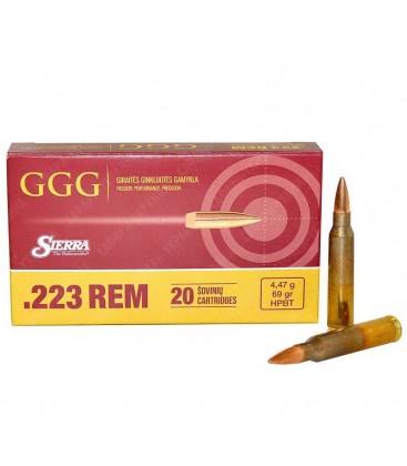 Amunicja GGG 223 rem sierra 69gr