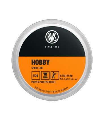 Śrut RWS Hobby 5,5 mm 0,77g ( 500 śrucin )