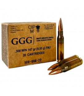 Amunicja GGG 308 win FMJ 147 gr