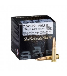 Amunicja Sellier&Bellot 7,62x39 fmj op 50szt