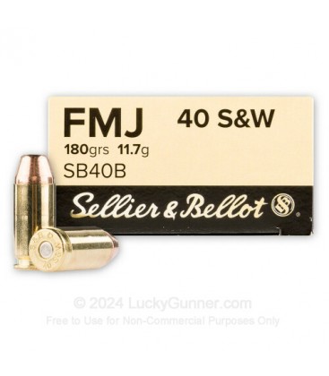 Amunicja Sellier&Bellot 40 S&W FMJ 11,7g