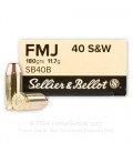 Amunicja Sellier&Bellot 40 S&W FMJ 11,7g