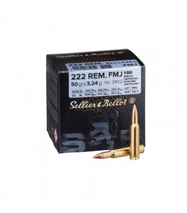 Amunicja Sellier&Bellot 222 rem FMJ 3,24g