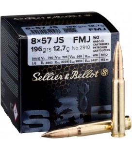 Amunicja Sellier&Bellot 8x57 JS FMJ 12,7g op 50 szt