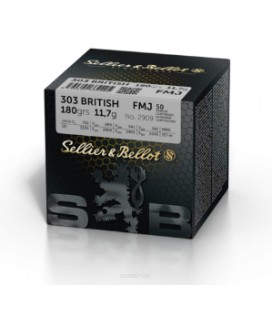 Amunicja Sellier&Bellot 303 BRITISH FMJ 11,7g opakowanie 50 szt