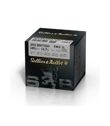 Amunicja Sellier&Bellot 303 BRITISH FMJ 11,7g opakowanie 50 szt